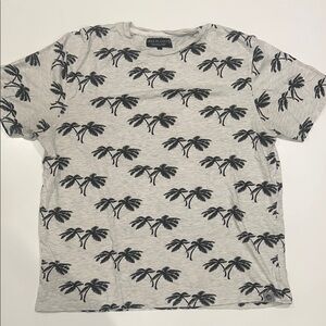 Free Planet Gray Palm Tee